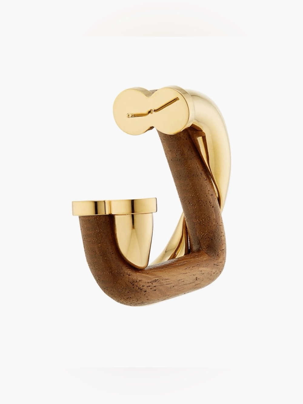 *NWT* Jacquemus Les Boucles Doppio Hoop Earrings - Picture 3 of 6